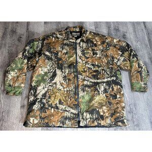 Vintage Ranger Camo Jacket Mens 2XL‎ Quilted Coat Lined Full Zip Hunting Outdoor